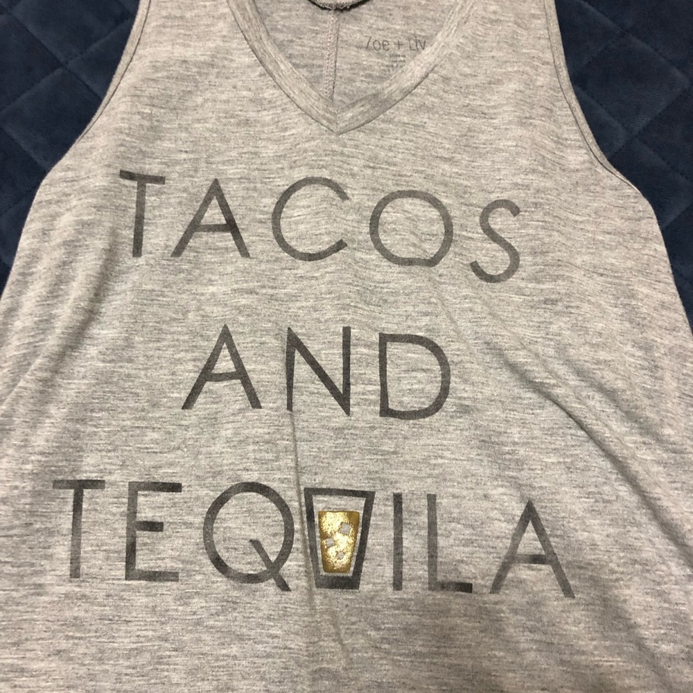 Tequila and Tacos Tank - Picture 2 of 3